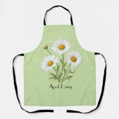 April-Gänseblümchen-Blumen  Schürze (Vorderseite)
