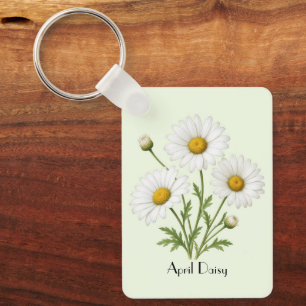 April Gänseblümchen  Schlüsselanhänger
