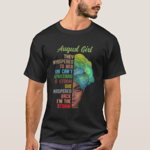 April Geboren flüsterten sie Storm Leo Virgo T-Shirt