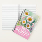 April Geburtsmonat Blume Christlich Journal Notizblock (Innen)