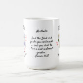 APRIL Geburtsmonat Blume Christlicher Individuelle Kaffeetasse (Mittel)