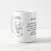 APRIL Geburtsmonat Blume Christlicher Individuelle Kaffeetasse (Vorderseite Links)