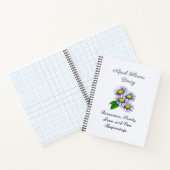 April Geburtsmonat Blume Daisy Fresh Notizblock (Innenseite)