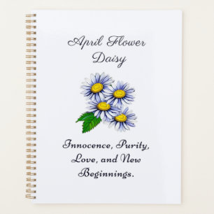 April Geburtsmonat Blume Daisy Fresh Planer