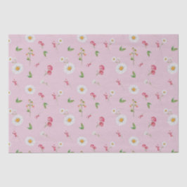 April Geburtsmonat Blume Daisy Sweet Pea Seidenpapier