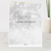 April Geburtstag Birthstone Diamond Gruß Karte (Rückseite)