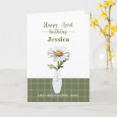 April Geburtstag Monat Blume Daisy Karte (Gelbe Blume)