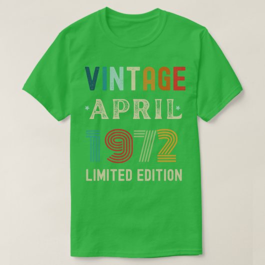 April Geburtstagsgeschenk 21 T-Shirt (Design vorne)