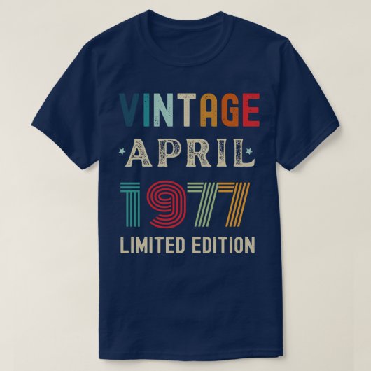 April Geburtstagsgeschenk 28 T-Shirt (Design vorne)