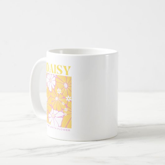 APRIL GERTH BLUME DAISY KAFFEETASSE (Vorderseite Links)