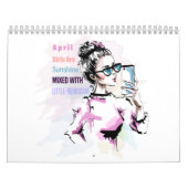 April Girls 2021 T - Shirt Kalender (Titelbild)