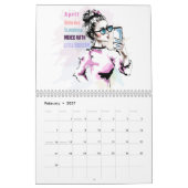 April Girls 2021 T - Shirt Kalender (Feb 2027)