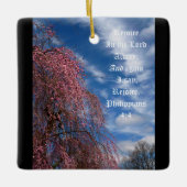 April Himmel mit den Philippinen 4:4 Keramikornament (Vorderseite)