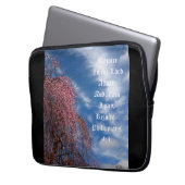 April Himmel mit den Philippinen 4:4 Laptopschutzhülle (Vorderseite Links)