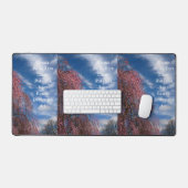 April-Himmel mit Philipper 4:4 Schreibtischunterlage (Tastatur & Maus)