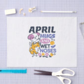 April Hugs und Nassnasen - Niedliche Hunde und Kat Seidenpapier (Handwerk)