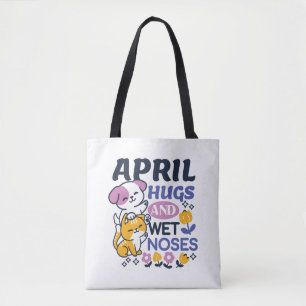 April Hugs und Nassnasen - Niedliche Hunde und Kat Tasche