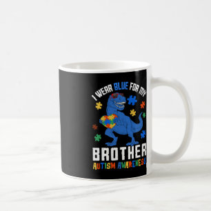 April ich tragen Blue für Bruder Dinosaurier Autis Kaffeetasse