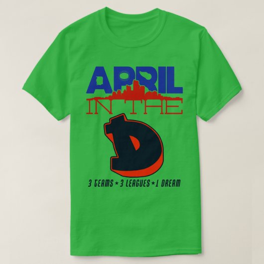 April im Sport D T-Shirt (Design vorne)
