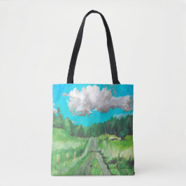 "April in Benbow" von AlarsenArtist Tote Bag Tasche