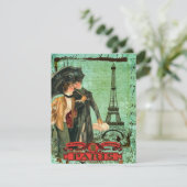 April in der Paris-Einladungs-Mitteilung Einladung (Stehend Vorderseite)