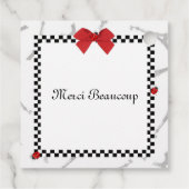 April in Paris 1 Geschenkanhänger (Rückseite)