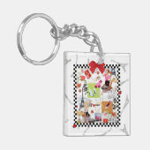 April in Paris 1 Schlüsselanhänger (Vorderseite links)