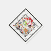 April in Paris 1 Serviette (Ecke)