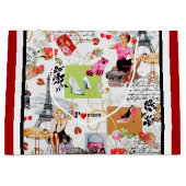 April in Paris 2 Große Geschenktüte (Vorderseite)