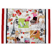 April in Paris 2 Große Geschenktüte (Rückseite)