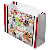 April in Paris 2 Große Geschenktüte (Rückseite Schrägansicht)