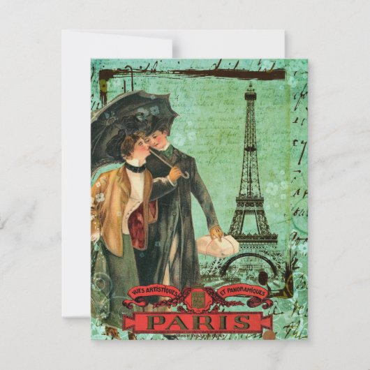 April in Paris Ankündigung (Vorderseite)