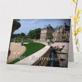April in Paris Happy Retirement Large Card Karte (Gelbe Blume)