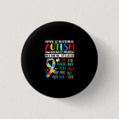 April is National Autism Awareness Month Button (Vorderseite)