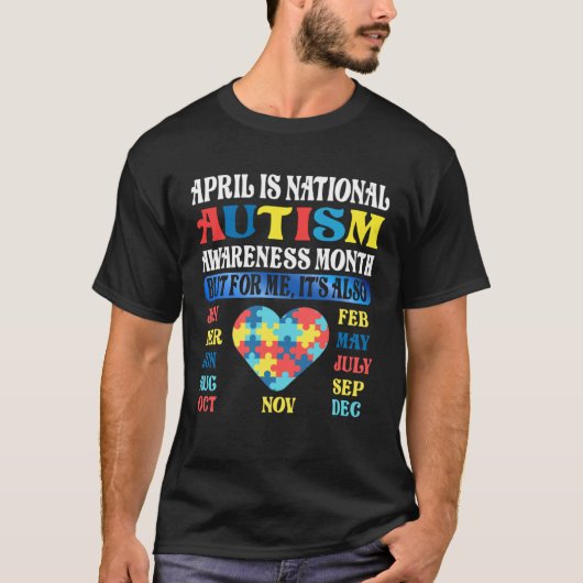 April is National Autism Awareness Month Kids Boy T-Shirt (Vorderseite)
