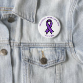 April is Sjögren's Awareness Day | Purple Ribbon Button (Beispiel)