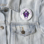 April is Sjögren's Awareness Month | Purple Ribbon Button (Beispiel)