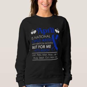 April ist der Monat Awa zur Verhütung von Kindesmi Sweatshirt