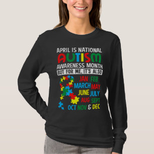 April ist die monatliche Unterstützung des nationa T-Shirt
