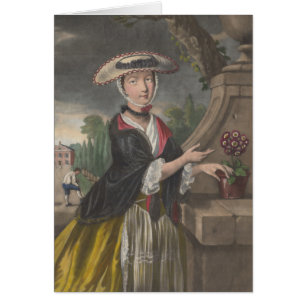 April ist eine Frau - Allegorie 1767