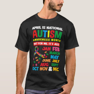 April ist Monat der Autismusaufklärung Autistische T-Shirt