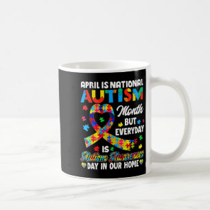 April ist Nationaler Monat des Bewusstseins für Au Kaffeetasse