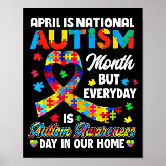 April ist Nationaler Monat des Bewusstseins für Au Poster