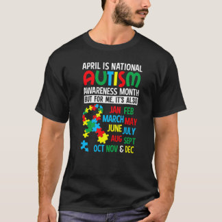 April ist Nationaler Monat zur Sensibilisierung fü T-Shirt
