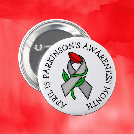 April ist Parkinson's Awareness Month Button