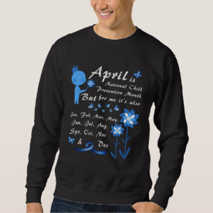 April Kinder-Missbrauchs-Bewusstseinsmonat Lehrer- Sweatshirt