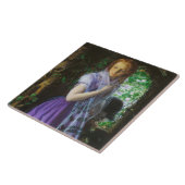 April-Liebe durch Arthur Hughes Fliese (Seite)