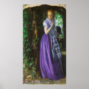 April-Liebe (von Arthur Hughes) Poster