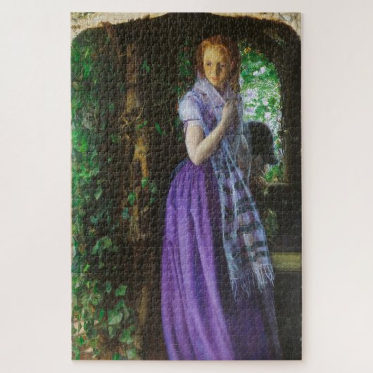 April-Liebe (von Arthur Hughes) Puzzle (Vertikal)