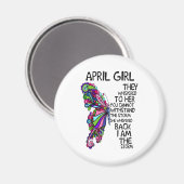 April Mädchen Sie flüstert zurück Ich bin Sturm Magnet (Vorderseite/Rückseite)